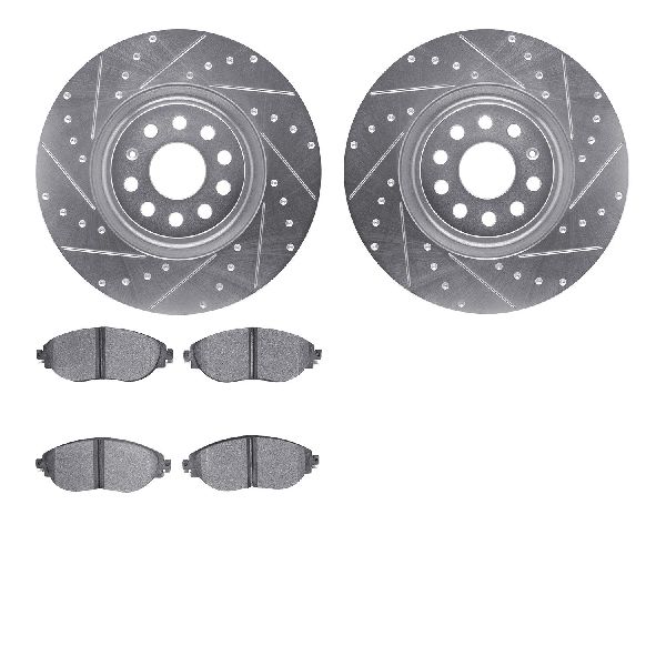 2022 Volkswagen GTI Disc Brake Kit - Front (Dynamic Friction)