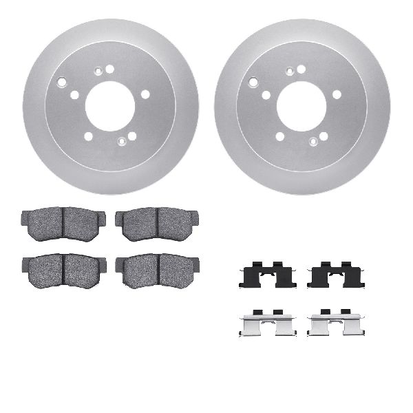 2005-2009 Hyundai Tucson Disc Brake Kit - Rear (Dynamic Friction)