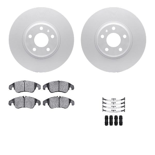 2012-2013 Audi A6 Disc Brake Kit - Front (Dynamic Friction)