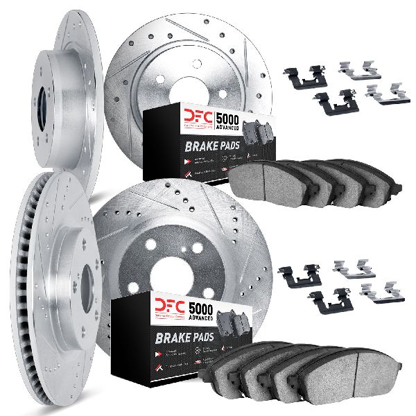 2004-2011 Mitsubishi Endeavor Disc Brake Kit - Front and Rear (Dynamic Friction)