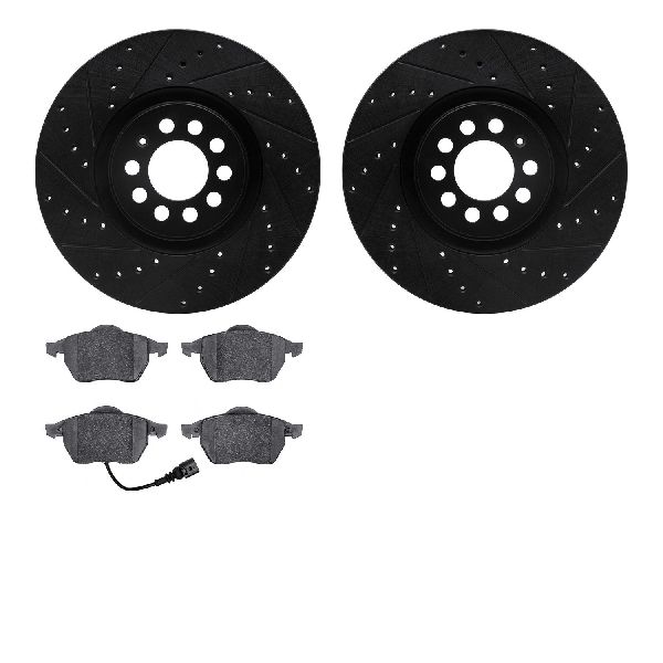2004-2005 Volkswagen Jetta Disc Brake Kit - Front (Dynamic Friction)