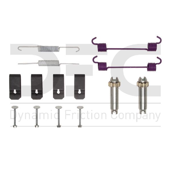 2003-2011 Lincoln Town Car Parking Brake Hardware Kit - Rear (Dynamic Friction)