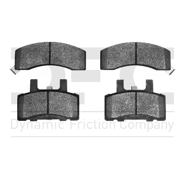 1996-2001 Chevrolet Express 3500 Disc Brake Pad Set - Front (Dynamic Friction)