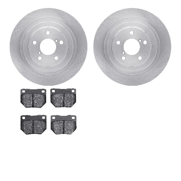 2006-2007 Subaru Impreza Disc Brake Kit - Rear (Dynamic Friction)