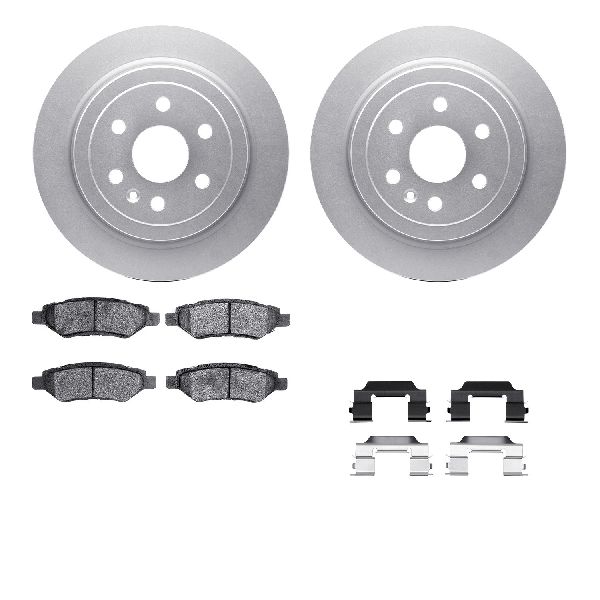 2010-2016 Cadillac SRX Disc Brake Kit - Rear (Dynamic Friction)