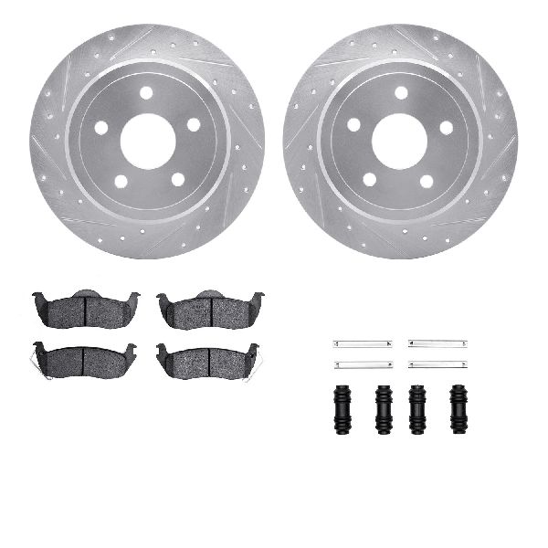 2006-2010 Jeep Commander Disc Brake Kit - Rear (Dynamic Friction)