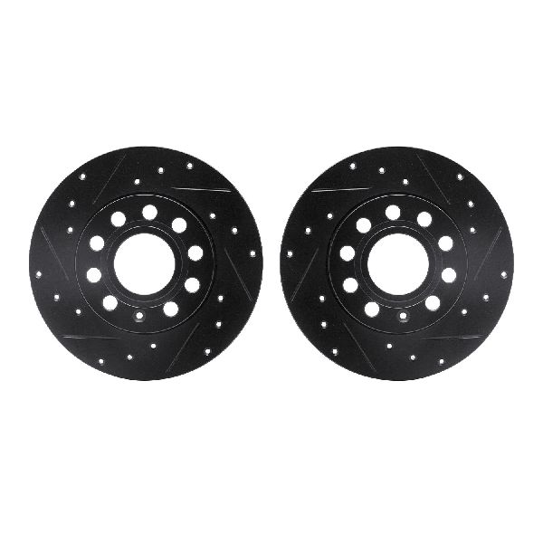2005-2010 Volkswagen Jetta Disc Brake Rotor Set - Rear (Dynamic Friction)