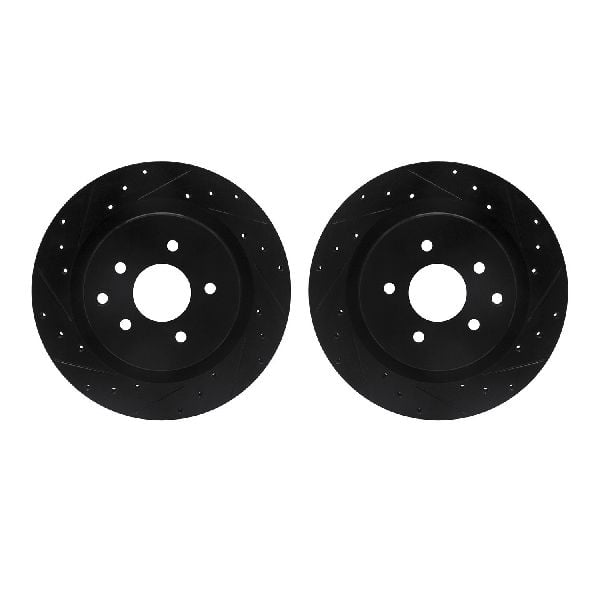 2003-2004 INFINITI G35 Disc Brake Rotor Set - Rear (Dynamic Friction)