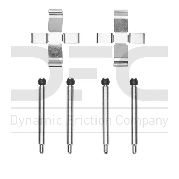 1979-1981 BMW 528i Disc Brake Hardware Kit - Rear (Dynamic Friction)