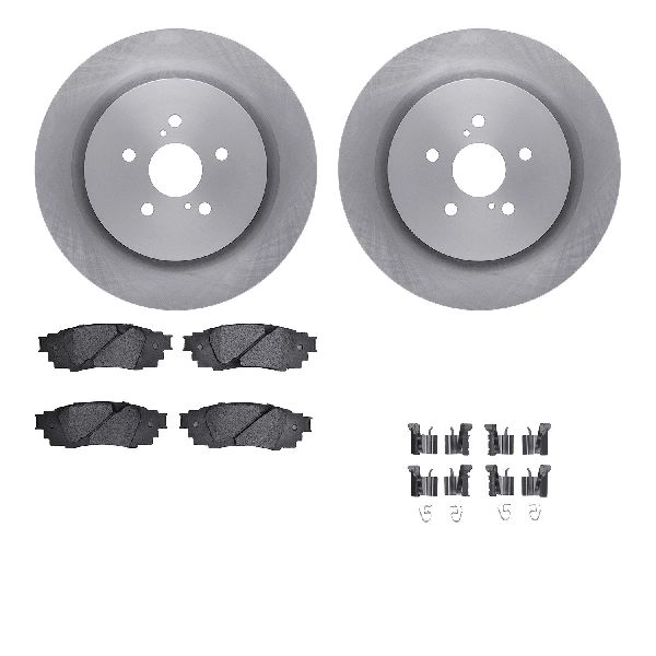 2016-2022 Lexus RX450h Disc Brake Kit - Rear (Dynamic Friction)