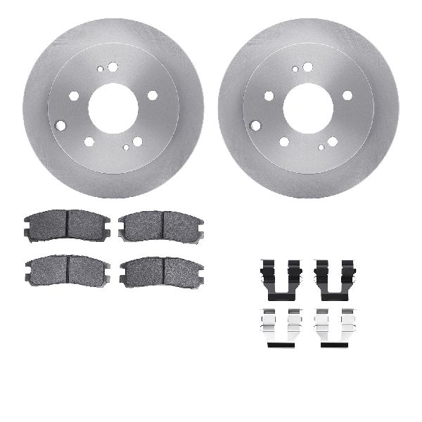2004-2012 Mitsubishi Galant Disc Brake Kit - Rear (Dynamic Friction)