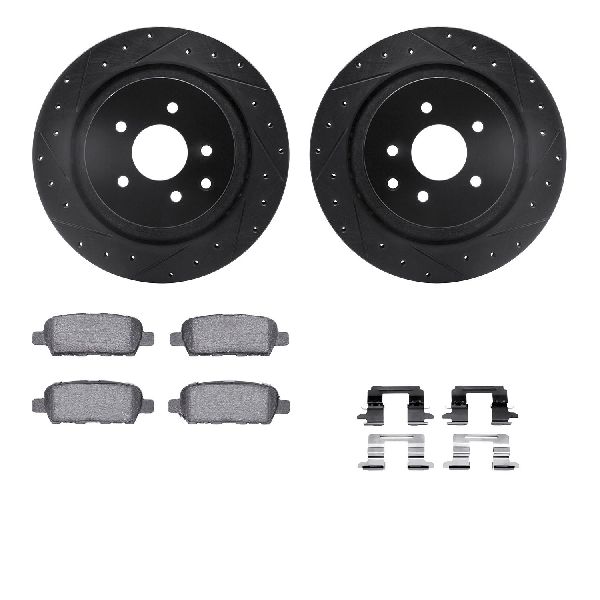 2008-2013 INFINITI G37 Disc Brake Kit - Rear (Dynamic Friction)