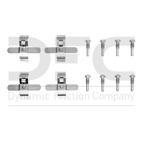 2018-2024 Audi RS5 Disc Brake Hardware Kit - Front (Dynamic Friction)