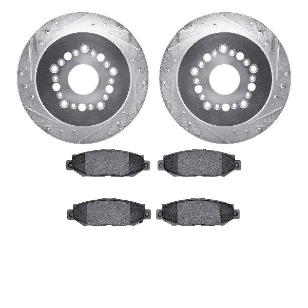 1992-1998 Lexus SC300 Disc Brake Kit - Rear (Dynamic Friction)