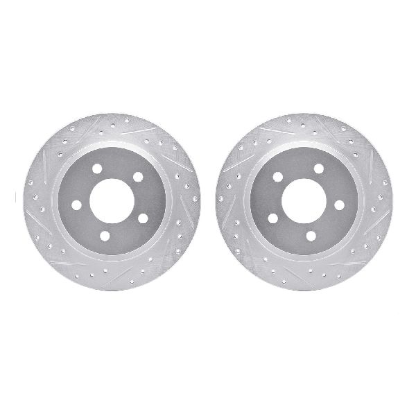 2007-2010 Lincoln MKX Disc Brake Rotor Set - Rear (Dynamic Friction)