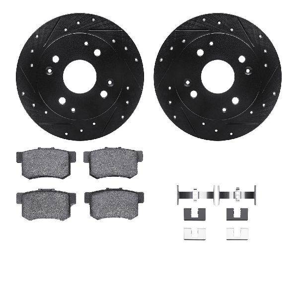 1997 Acura CL Disc Brake Kit - Rear (Dynamic Friction)