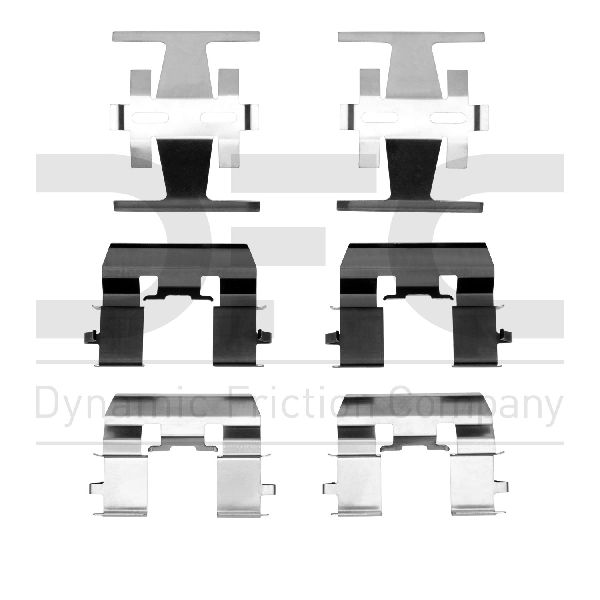 1995-1998 Honda Odyssey Disc Brake Hardware Kit - Front (Dynamic Friction)