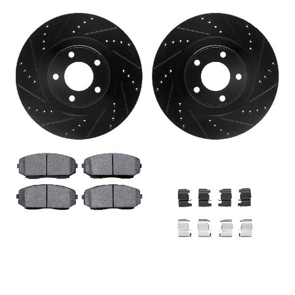 2007-2015 Lincoln MKX Disc Brake Kit - Front (Dynamic Friction)