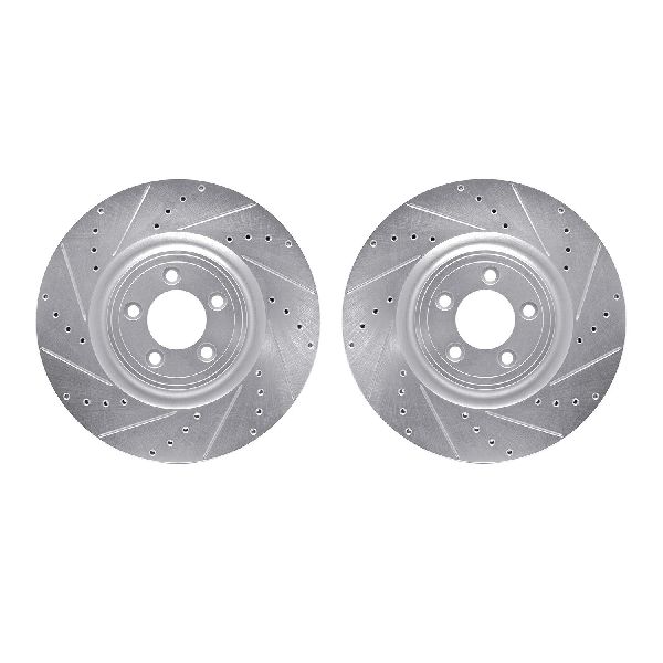 2006-2008 Jaguar S-Type Disc Brake Rotor Set - Front (Dynamic Friction)