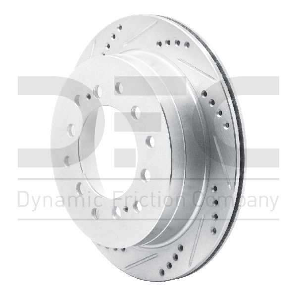 2007-2009 Toyota FJ Cruiser Disc Brake Rotor - Rear Left (Dynamic Friction)