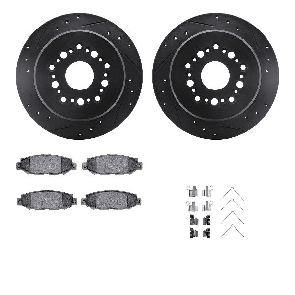 1992-1998 Lexus SC300 Disc Brake Kit - Rear (Dynamic Friction)