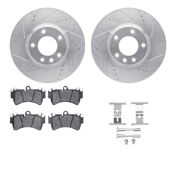 2007-2015 Audi Q7 Disc Brake Kit - Front (Dynamic Friction)