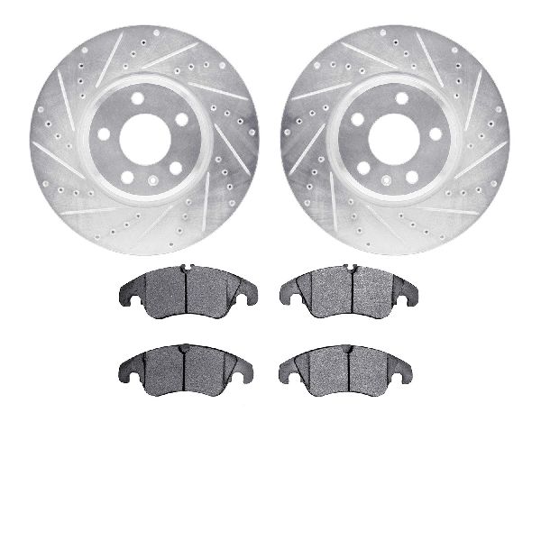 2011 Audi A4 Disc Brake Kit - Front (Dynamic Friction)