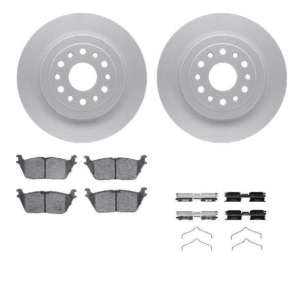 2019-2025 Ram 1500 Disc Brake Kit - Rear (Dynamic Friction)