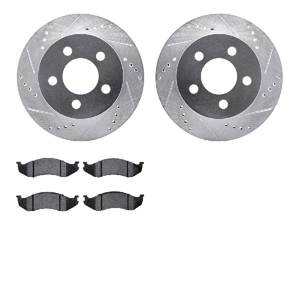 1999-2001 Jeep Cherokee Disc Brake Kit - Front (Dynamic Friction)