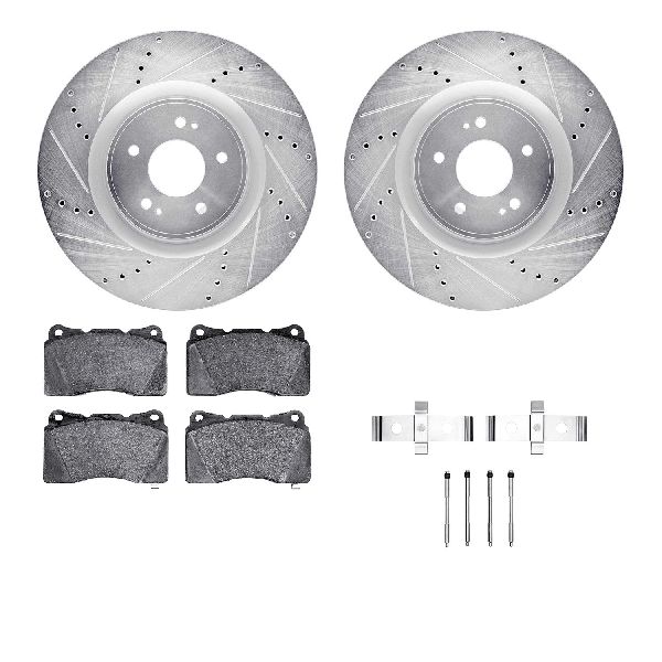 2008-2015 Mitsubishi Lancer Disc Brake Kit - Front (Dynamic Friction)