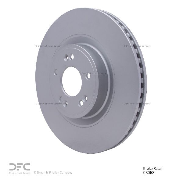 2018-2020 Genesis G80 Disc Brake Rotor - Front (Dynamic Friction)