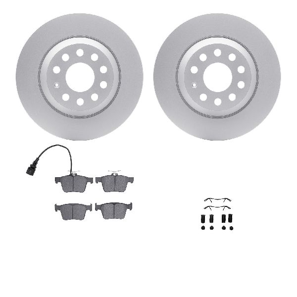 2019-2024 Volkswagen Jetta Disc Brake Kit - Rear (Dynamic Friction)