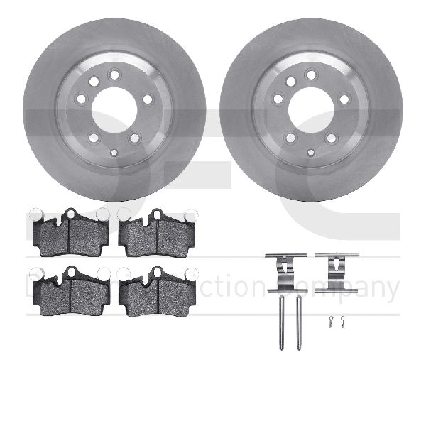 2005-2006 Porsche Cayenne Disc Brake Kit - Rear (Dynamic Friction)