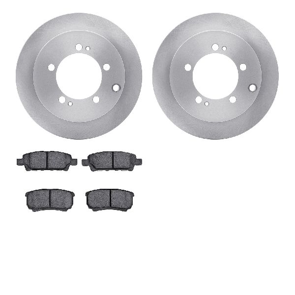 2004-2006 Mitsubishi Lancer Disc Brake Kit - Rear (Dynamic Friction)