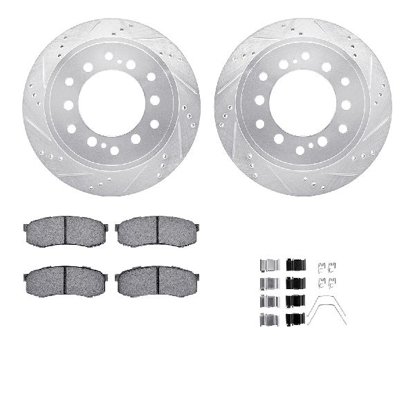2010-2014 Toyota FJ Cruiser Disc Brake Kit - Rear (Dynamic Friction)