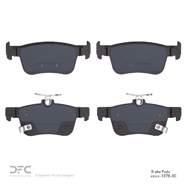 2016-2025 Honda Civic Disc Brake Pad Set - Rear (Dynamic Friction)