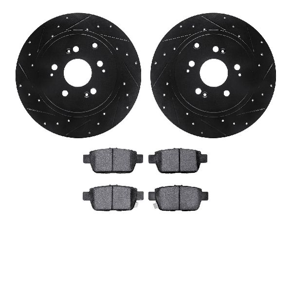2006-2014 Honda Ridgeline Disc Brake Kit - Rear (Dynamic Friction)