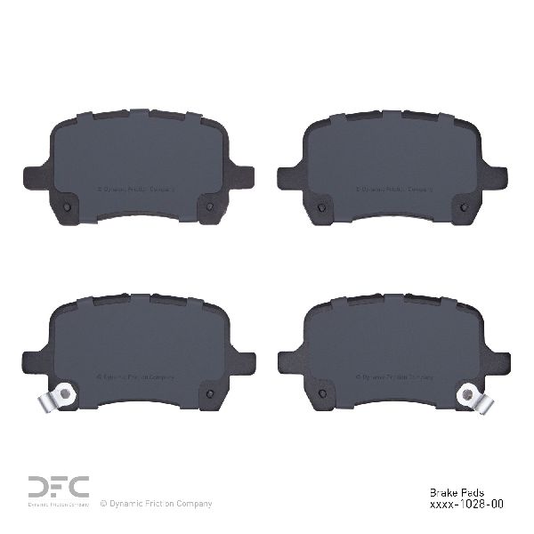 2007-2008 Pontiac G5 Disc Brake Pad Set - Front (Dynamic Friction)
