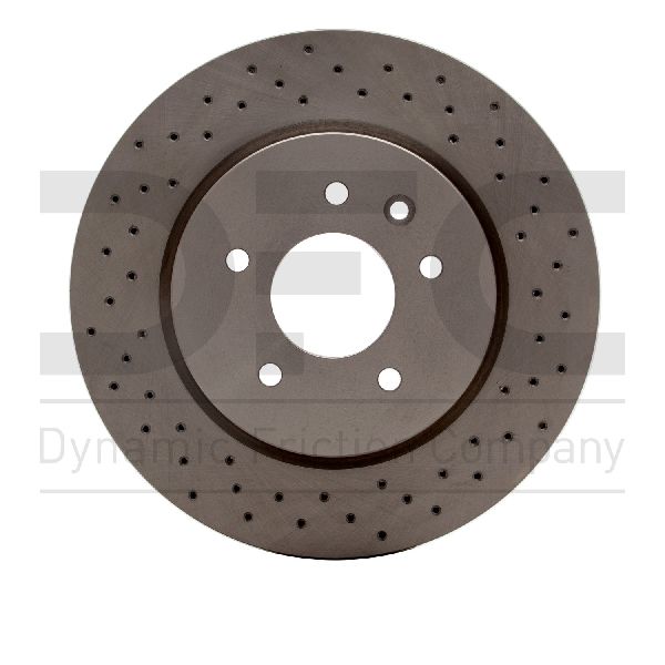 2000-2006 Jaguar XKR Disc Brake Rotor - Rear (Dynamic Friction)