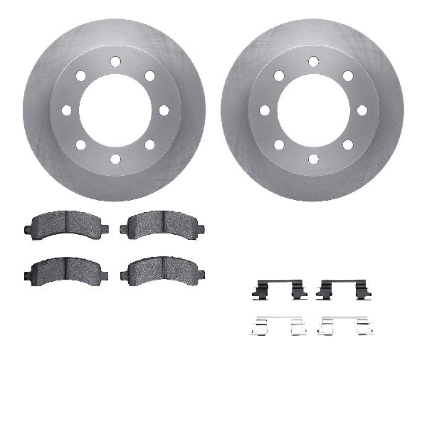 2003-2017 Chevrolet Express 3500 Disc Brake Kit - Rear (Dynamic Friction)
