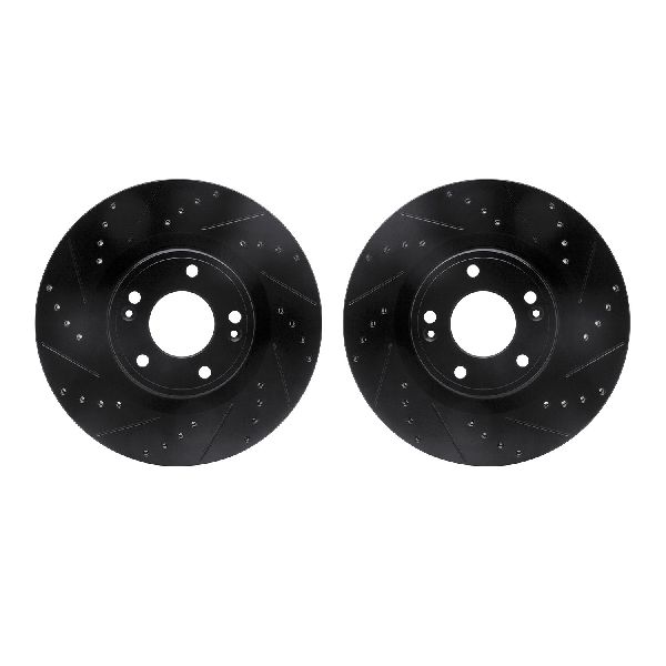 2010-2016 Hyundai Genesis Coupe Disc Brake Rotor Set - Front (Dynamic Friction)