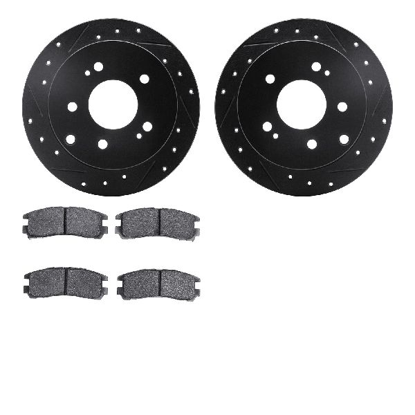 2004-2012 Mitsubishi Galant Disc Brake Kit - Rear (Dynamic Friction)