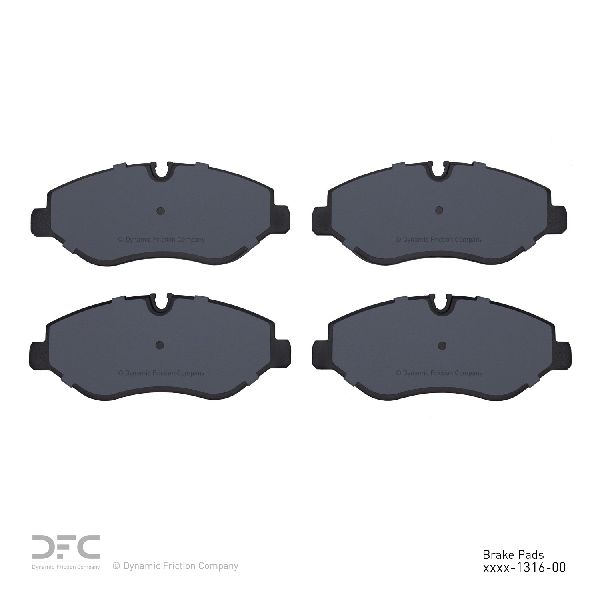 2007-2018 Freightliner Sprinter 2500 Disc Brake Pad Set - Front (Dynamic Friction)