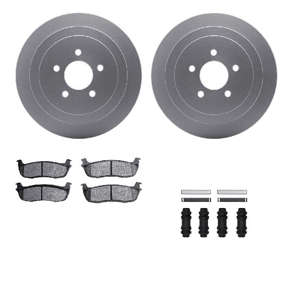 2003-2011 Lincoln Town Car Disc Brake Kit - Rear (Dynamic Friction)