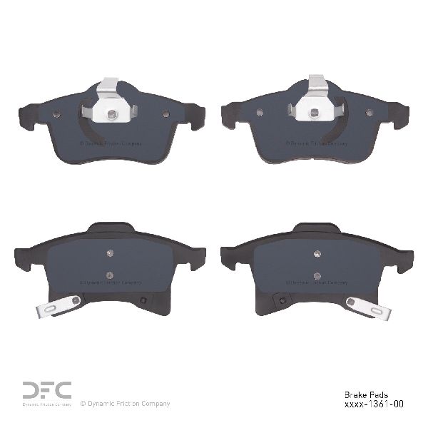 2008 Saturn Astra Disc Brake Pad Set - Front (Dynamic Friction)