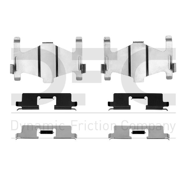 1984-1987 Honda Prelude Disc Brake Hardware Kit - Rear (Dynamic Friction)
