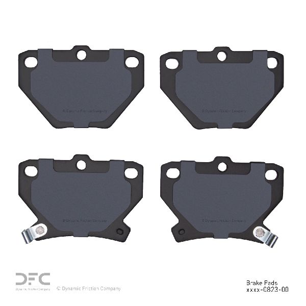 2003-2006 Pontiac Vibe Disc Brake Pad Set - Rear (Dynamic Friction)