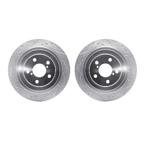 2006-2007 Subaru Impreza Disc Brake Rotor Set - Rear (Dynamic Friction)