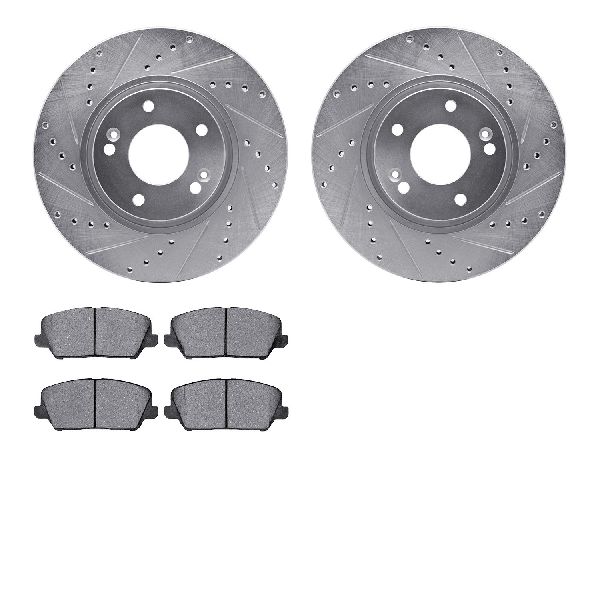 2014-2018 Kia Forte5 Disc Brake Kit - Front (Dynamic Friction)