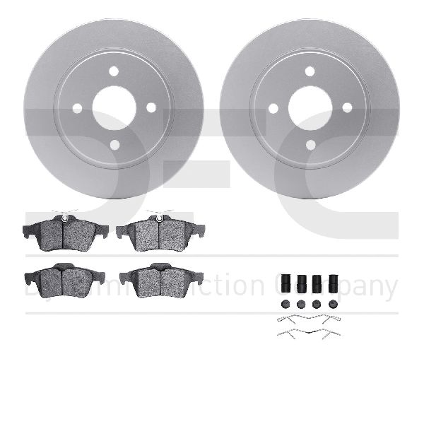2018-2022 Ford EcoSport Disc Brake Kit - Rear (Dynamic Friction)